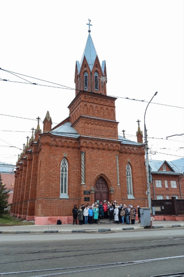 Экскурсия в Евангелическо-лютеранской церкви Св. Марии.