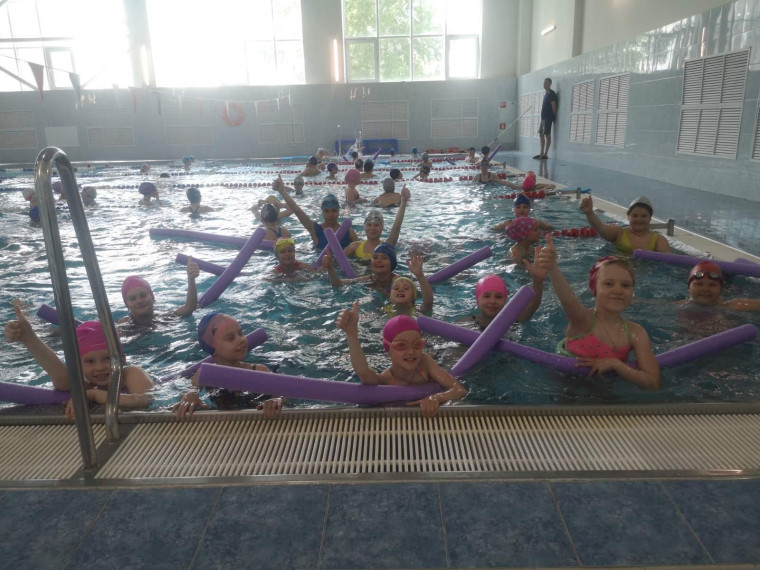 7 июня дети посетили бассейн «АкваКлуб».