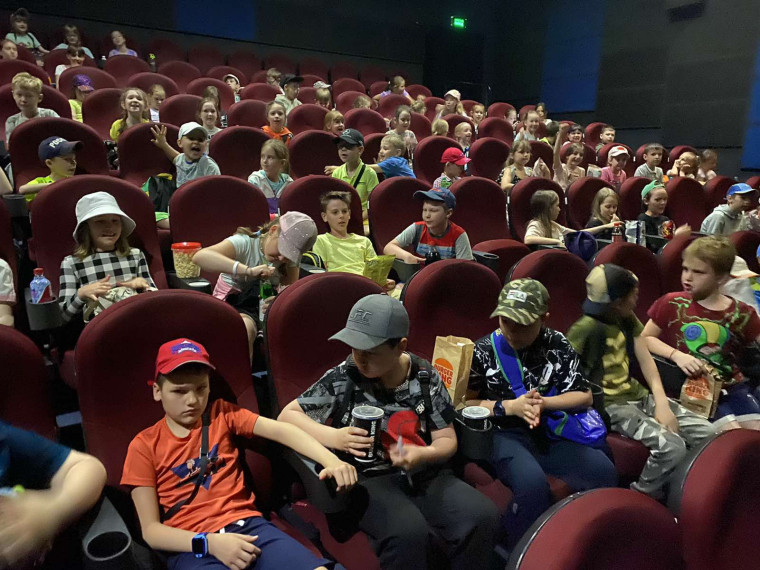 16 июня дети посетили Кинотеатр «Матрица».
